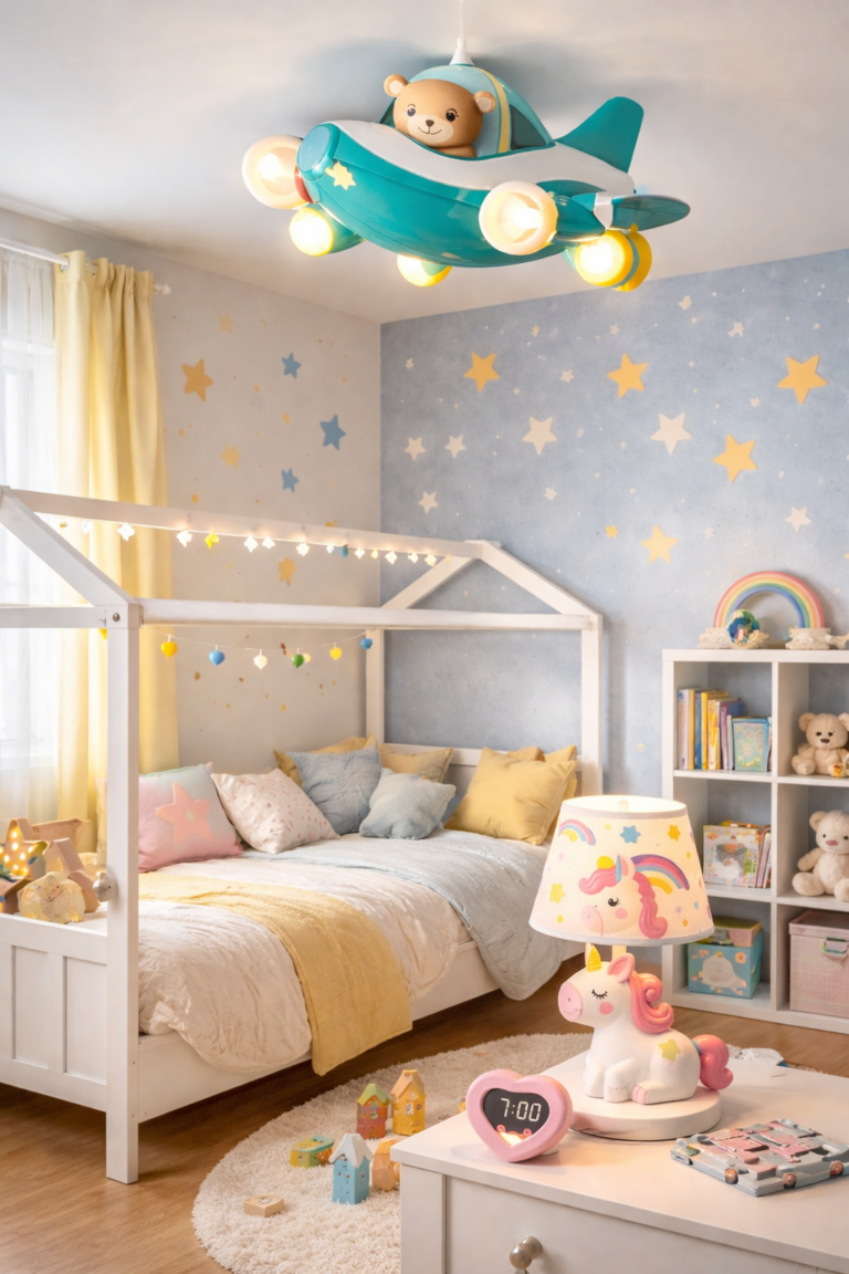 Cum alegem corect corpul de iluminat pentru camera copilului?